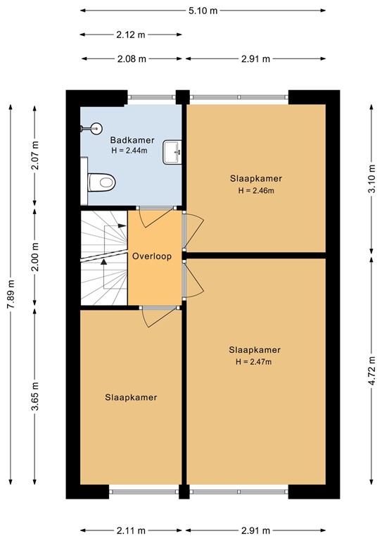 mediumsize floorplan